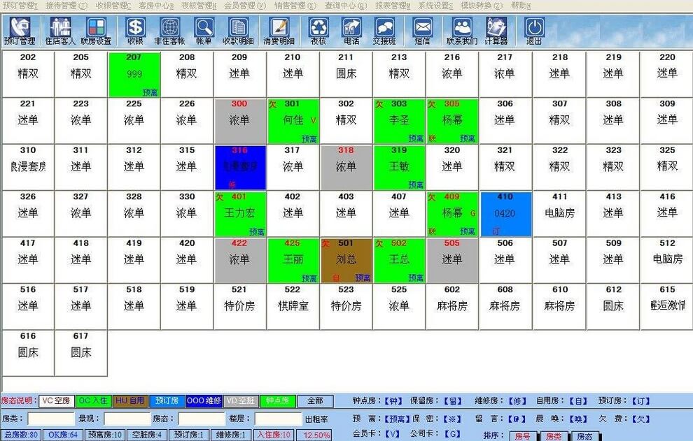  酒店系統數據庫置疑